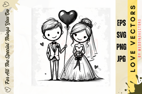 C3176: The Modern Vector Collection for Wedding & Love Projects