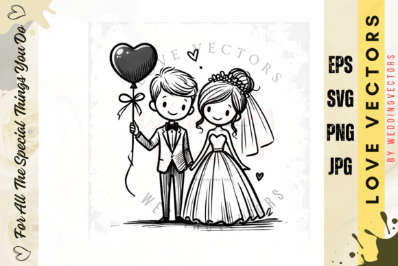 Capturing Romance: The C3080 Illustration Set