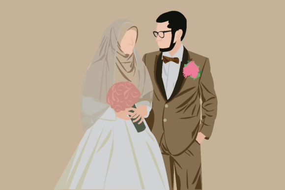 Crafting Elegant Muslim Wedding Invitations with Digital Assets