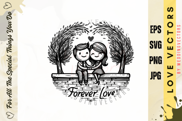 Designing Romance: The Allure of Wedding Couple Vectors