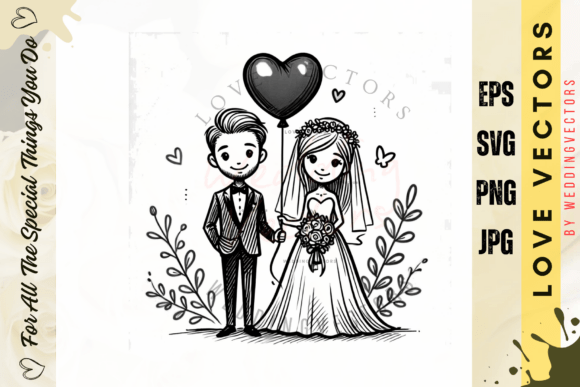 Elegance in Every Line: The C3108 Wedding Vector Collection