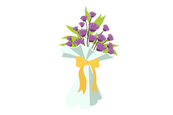 Purple Wedding Flower Bouquet: A Typeface of Elegance and Romance