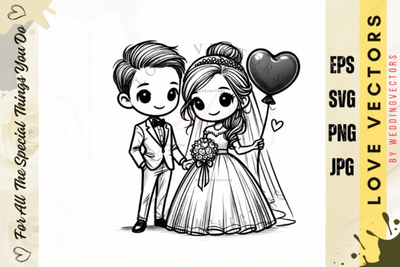 Soft Pastel Wedding Vectors: Capturing Timeless Romance